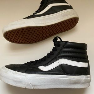Vans Sk8-Hi Leather Black